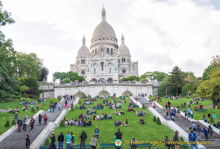 Magnificent view of Sacré-Coeur